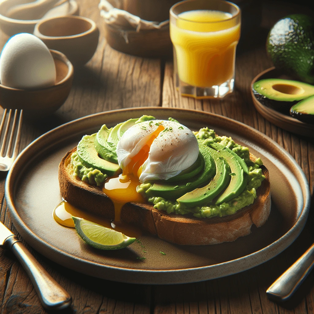 Creamy avocado toast topped with a perfectly poached egg and black pepper on sourdough bread.